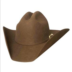 BullHide 6X Wool Brown Cowboy Cattleman Ranch Hat unisex